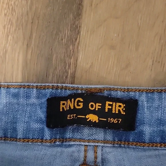 Ring of Fire Men's Light Blue Straight Jeans - Picture 2 of 4